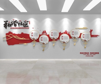 New Chinese Style Culture Wall-ID:800955068