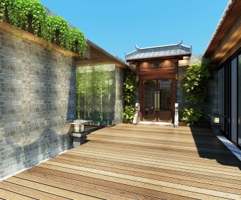 New Chinese Style Chinese Style Courtyard/landscape-ID:863228089