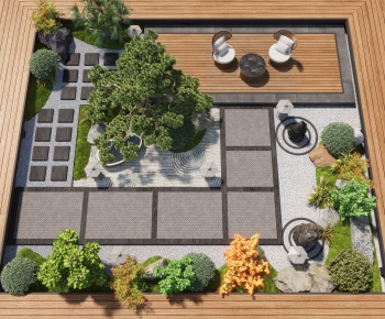 New Chinese Style Courtyard/landscape-ID:626074081