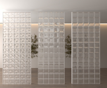 Modern Glass Screen Partition-ID:390058047