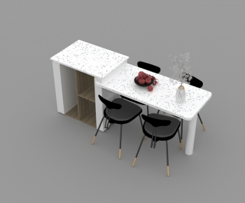 Modern Dining Table And Chairs-ID:921375997