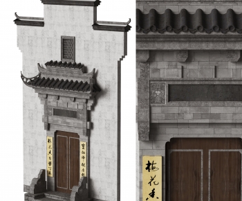 Chinese Style Facade Element-ID:724683057