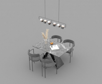 Modern Dining Table And Chairs-ID:549196002