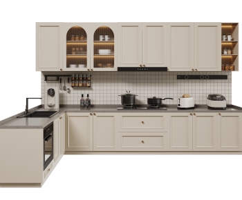 French Style Kitchen Cabinet-ID:206374889
