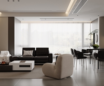 Modern A Living Room-ID:674510083
