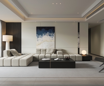Modern A Living Room-ID:994482043