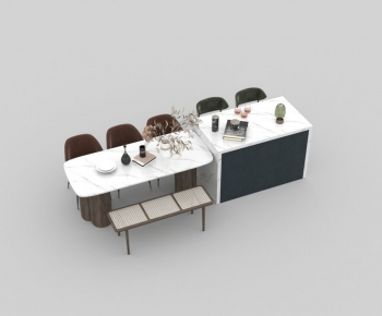 Modern Dining Table And Chairs-ID:114924919