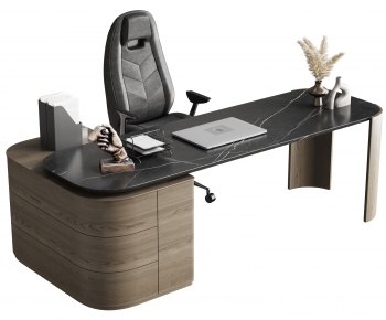 Modern Office Desk And Chair-ID:816019061