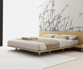 Modern Double Bed-ID:701973928