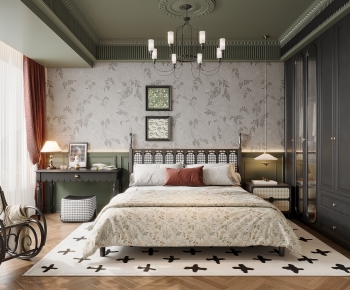 French Style Bedroom-ID:739438066