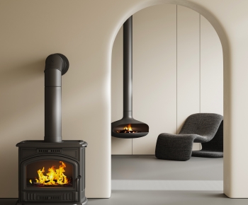 Modern Fireplace-ID:616561896