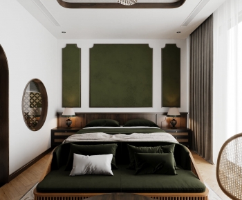 Southeast Asian Style Bedroom-ID:969053039