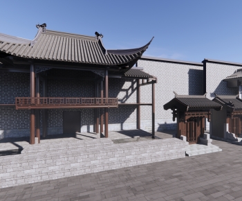 Chinese Style Facade Element-ID:718516117