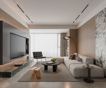 Modern A Living Room-ID:750475889