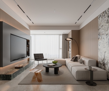 Modern A Living Room-ID:494124893