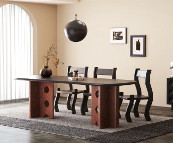 Modern Dining Table And Chairs-ID:530905013