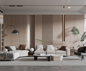 Modern A Living Room-ID:400773053
