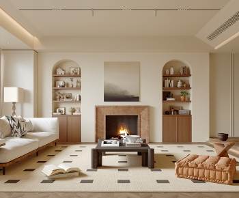Wabi-sabi Style A Living Room-ID:543699373