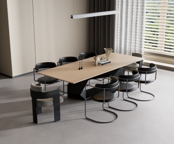 Modern Dining Table And Chairs-ID:205620057