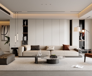 Modern A Living Room-ID:133800532