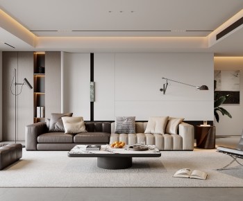 Modern A Living Room-ID:274601036