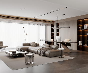 Modern A Living Room-ID:710098035