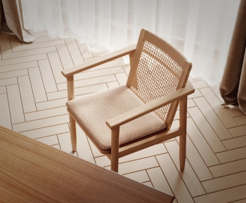 Wabi-sabi Style Lounge Chair-ID:373960023