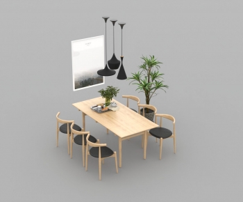 Modern Dining Table And Chairs-ID:140705111