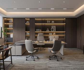 New Chinese Style Manager's Office-ID:560205945