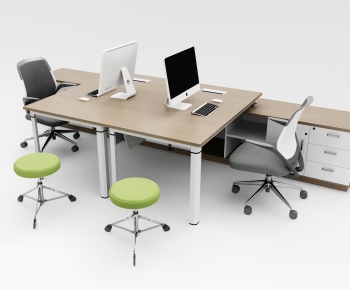 Modern Office Desk And Chair-ID:762520072