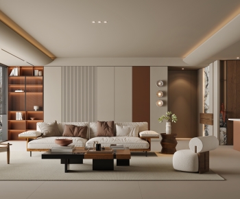 Modern A Living Room-ID:425357104