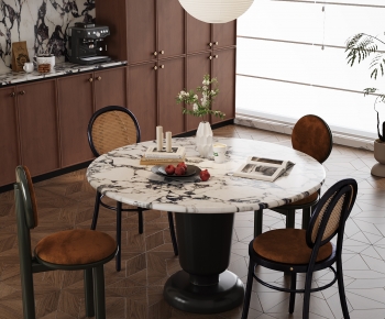Modern Dining Table And Chairs-ID:877199232
