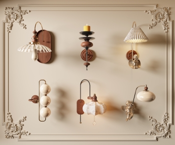 French Style Wall Lamp-ID:127649398
