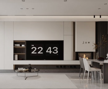 Modern A Living Room-ID:802201993