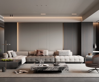 Modern A Living Room-ID:336745986