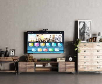 Wabi-sabi Style TV Cabinet-ID:612304936