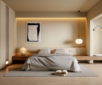 Wabi-sabi Style Bedroom-ID:495718961