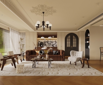 French Style A Living Room-ID:434000025