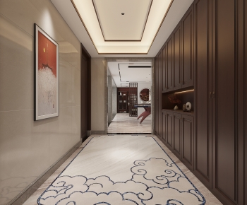 New Chinese Style Hallway-ID:262768983