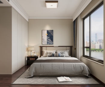 New Chinese Style Bedroom-ID:645159015