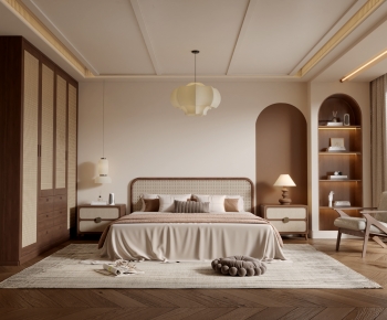 Wabi-sabi Style Bedroom-ID:110219004