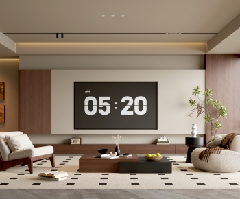 Modern A Living Room-ID:534024953