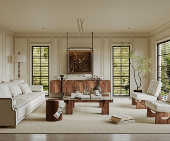 French Style A Living Room-ID:860394955