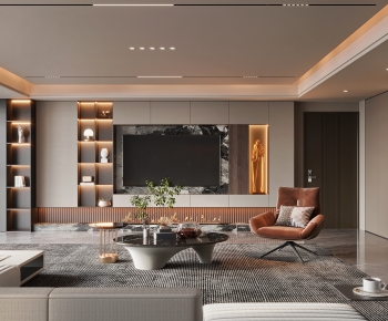 Modern A Living Room-ID:519350056