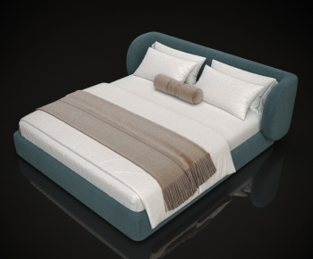 Modern Double Bed-ID:750788932