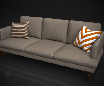 Modern Three-seat Sofa-ID:824008944
