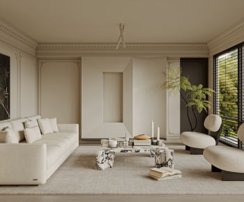 French Style A Living Room-ID:703310016