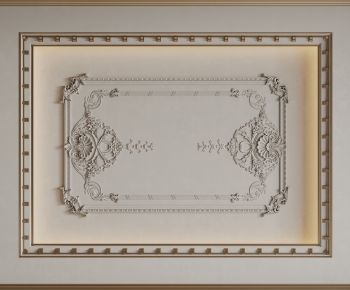 French Style Suspended Ceiling-ID:540484917
