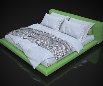 Modern Double Bed-ID:363872056