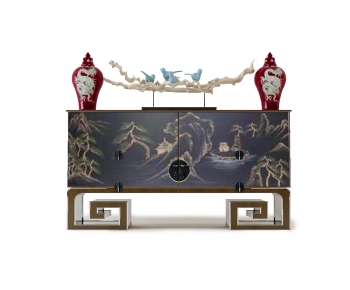 Chinese Style Decorative Cabinet-ID:123989662